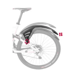 Alternative view of Zéfal Schutzblech Deflector RS75 Hinten (Zefal)
